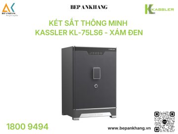 Két sắt thông minh Kassler KL-75LS6 - Xám Đen